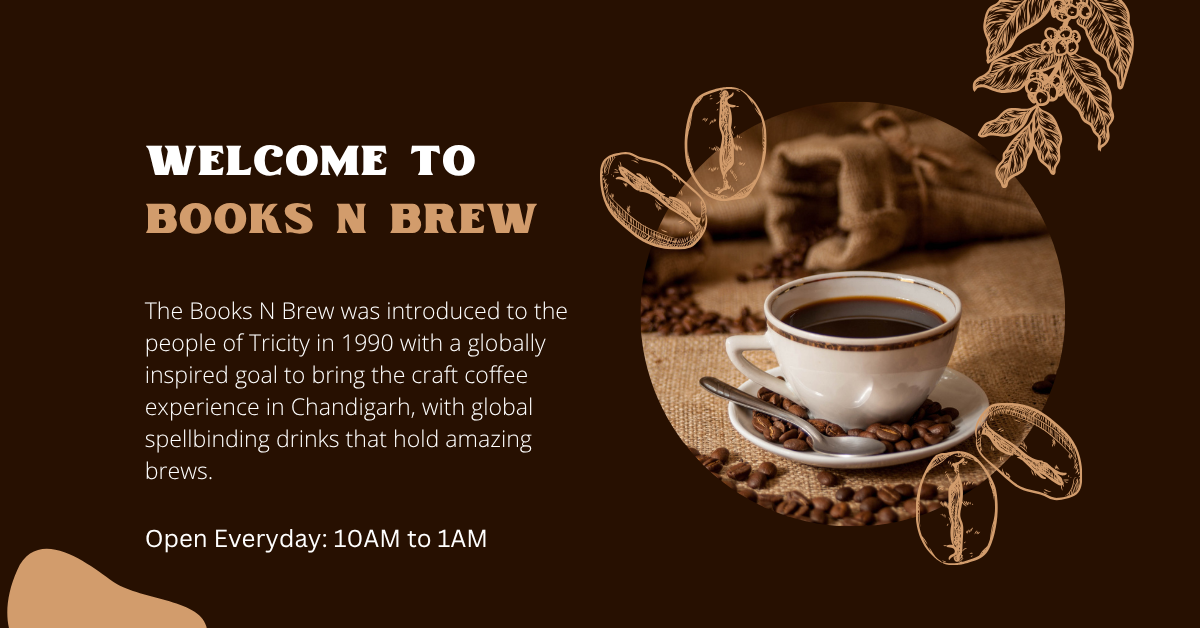 Books N Brew | Top 3 Coffee shops In Chandigarh